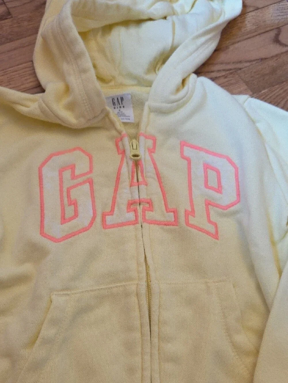 Gap KIDS Yellow Zip-up Hoodie